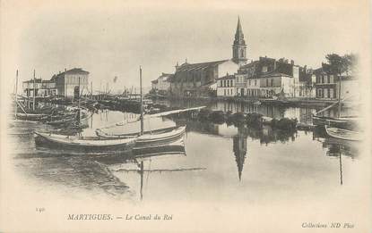 / CPA FRANCE 13 "Martigues, le canal du roi"