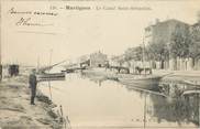 13 Bouch Du Rhone / CPA FRANCE 13 "Martigues, le canal Saint Sébastien"