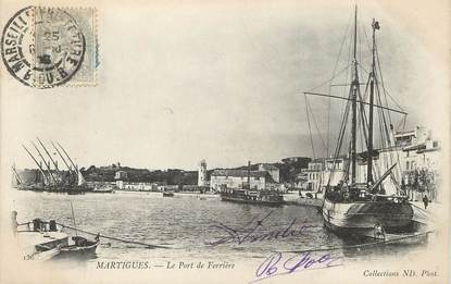 / CPA FRANCE 13 "Martigues, le port de Ferrière" / BATEAU