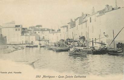 / CPA FRANCE 13 "Martigues, quai Sainte Catherine"