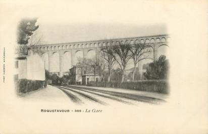 / CPA FRANCE 13 "Roquefavour, la gare"