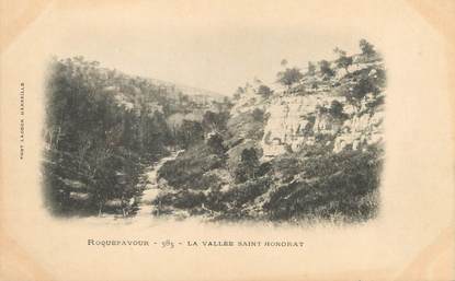 / CPA FRANCE 13 "Roquefavour, la vallée Saint Honorat"