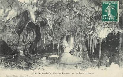 / CPA FRANCE 84 "Le Thor" / GROTTE
