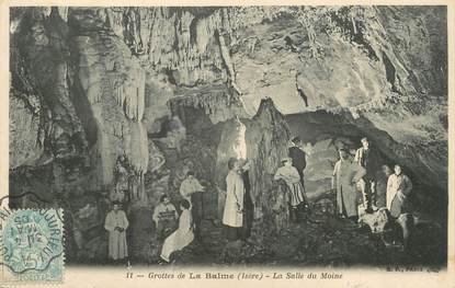 / CPA FRANCE 38 "Grotte de La Balme"