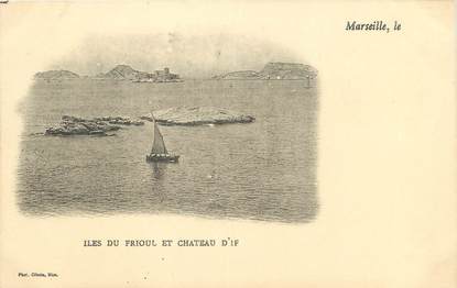 / CPA FRANCE 13 "Marseille, ile du Frioul et château d'If"