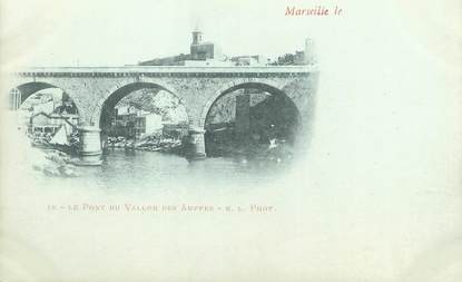 / CPA FRANCE 13 "Marseille, le pont du vallon des Auffes"