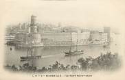 13 Bouch Du Rhone / CPA FRANCE 13 "Marseille, le fort Saint Jean" / BATEAU