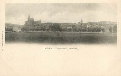 / CPA FRANCE 13 "Lambesc, vue générale"