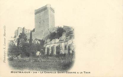 / CPA FRANCE 13 "Montmajour, la chapelle Saint Cézaire et la tour"