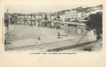 / CPA FRANCE 13 "La Ciotat, le quai des messageries"