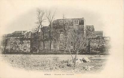 / CPA FRANCE 13 "Sénas, ruines du château"