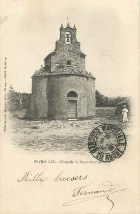 / CPA FRANCE 13 "Peyrolles, chapelle de Saint Sépulcre"