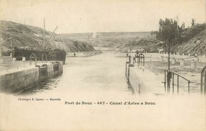 / CPA FRANCE 13 "Port de Bouc, canal d'Arles à Bouc"