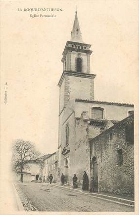 / CPA FRANCE 13 "La Roque d'Anthéron, église paroissiale"