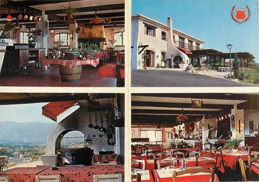 / CPSM FRANCE 06 "Grasse, restaurant Le Chaudron" / LIVRET