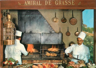 / CPSM FRANCE 06 "Grasse, restaurant Amiral de Grasse"