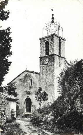 / CPSM FRANCE 06 "Gréolières, l'église"