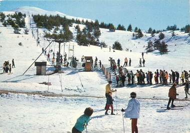 / CPSM FRANCE 06 "Gréolières les Neiges, téléski et col du grand Pré"