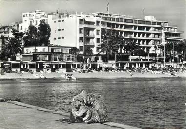 / CPSM FRANCE 06 "Juan les Pins, la promenade du soleil, le grand hôtel"