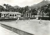 06 Alpe Maritime / CPSM FRANCE 06 "Menton, Lawn Tennis club, rue Albert 1er"