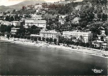 / CPSM FRANCE 06 "Menton, vue aérienne sur la baie"