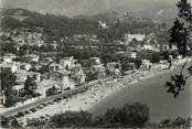 06 Alpe Maritime / CPSM FRANCE 06 "Menton Carnolès, la plage et la promenade"