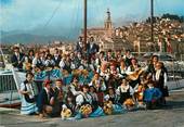 06 Alpe Maritime / CPSM FRANCE 06 "Menton, la Mentonnaise" / GROUPE  FOLKLORIQUE