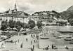 / CPSM FRANCE 06 "Menton, plage des Sablettes et la vieille ville"