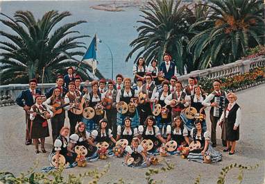 / CPSM FRANCE 06 "Menton,la Mentonnaise " / GROUPE FOLKLORIQUE