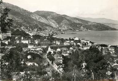 / CPSM FRANCE 06 "Menton, panorama sur la ville et quartier Carnolès "