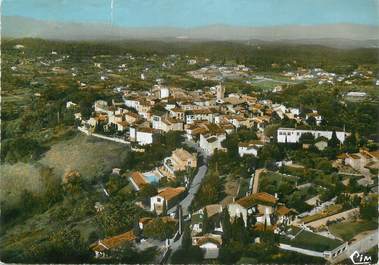 / CPSM FRANCE 06 "Mougins, vue générale aérienne du vieux village"