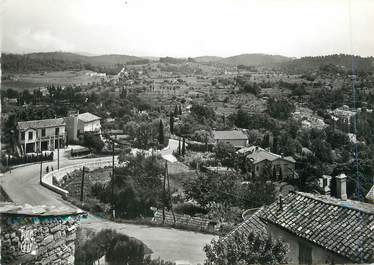 / CPSM FRANCE 06 "Mougins, sortie du village vers Sainte Basile"