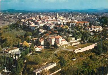 / CPSM FRANCE 06 "Mougins, vue générale aérienne, orientation sud"