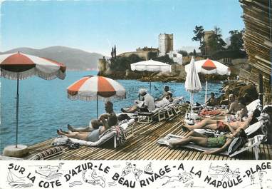 / CPSM FRANCE 06 "La Napoule plage, le Beau Rivage"