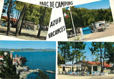 / CPSM FRANCE 06 "La Napoule, camp azur vacances" / CAMPING