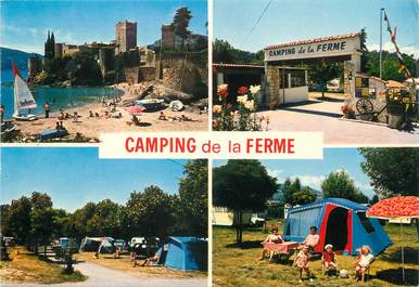 / CPSM FRANCE 06 "La Napoule, camping de la Ferme"