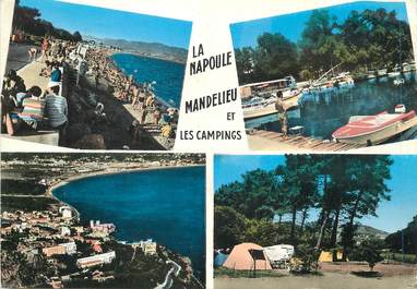 / CPSM FRANCE 06 "La Napoule, Mandelieu et les campings"