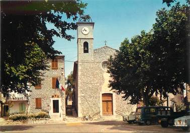 / CPSM FRANCE 06 "La Roquette sur Siagne, la place et l'église"