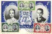 Europe / CPSM MONACO "Le Prince Rainier et la Princesse Grace de Monaco" /  CARTE MAXIMUM