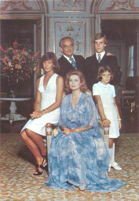 / CPSM MONACO "Famille  princière "