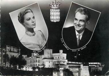 / CPSM MONACO "Princesse Grace de Monaco et S.A.S Rainier III, prince de Monaco"