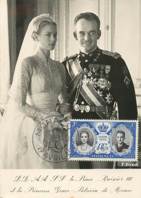 / CPSM MONACO "S.A.S., le Prince Rainier III et la Princesse Grace Patricia de Monaco"