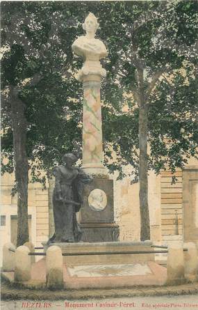 CPA FRANCE 34 "Béziers, monument Casimir Péret"