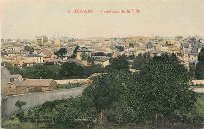 CPA FRANCE 34 "Béziers, panorama de la ville"