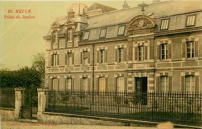 CPA FRANCE 77 "Melun, Palais de justice"