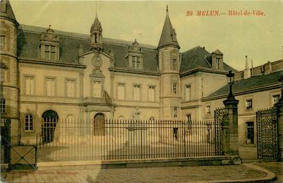 CPA FRANCE 77 "Melun, Hotel de ville"