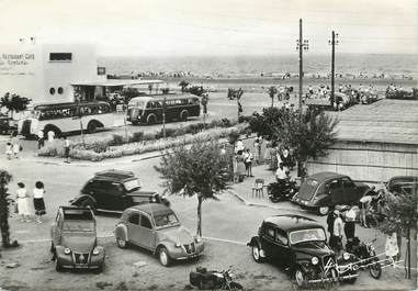 / CPSM FRANCE 11 "Narbonne Plage, carrefour des boulevards et front de mer" / CITROEN / BUS