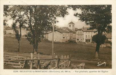 CPA FRANCE 43 "Bellevue la Montagne, quartier de l'Eglise"