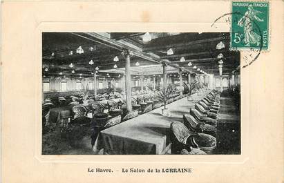 CPA FRANCE 76 "Le Havre, le Salon de la Lorraine"