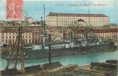 CPA FRANCE 29 "Brest, caserne du dépôt Le Suffren"